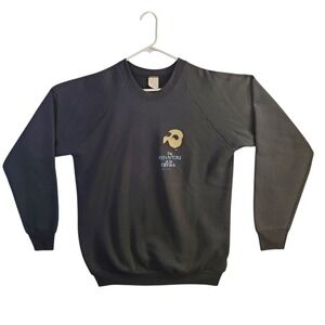 Vintage 80's Phantom of the Opera Glow in the Dark Sweatshirt Black Mens L